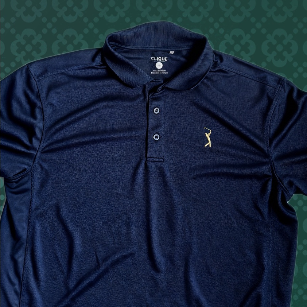 The Players Men’s Navy Polo Shirt With The Players Logo